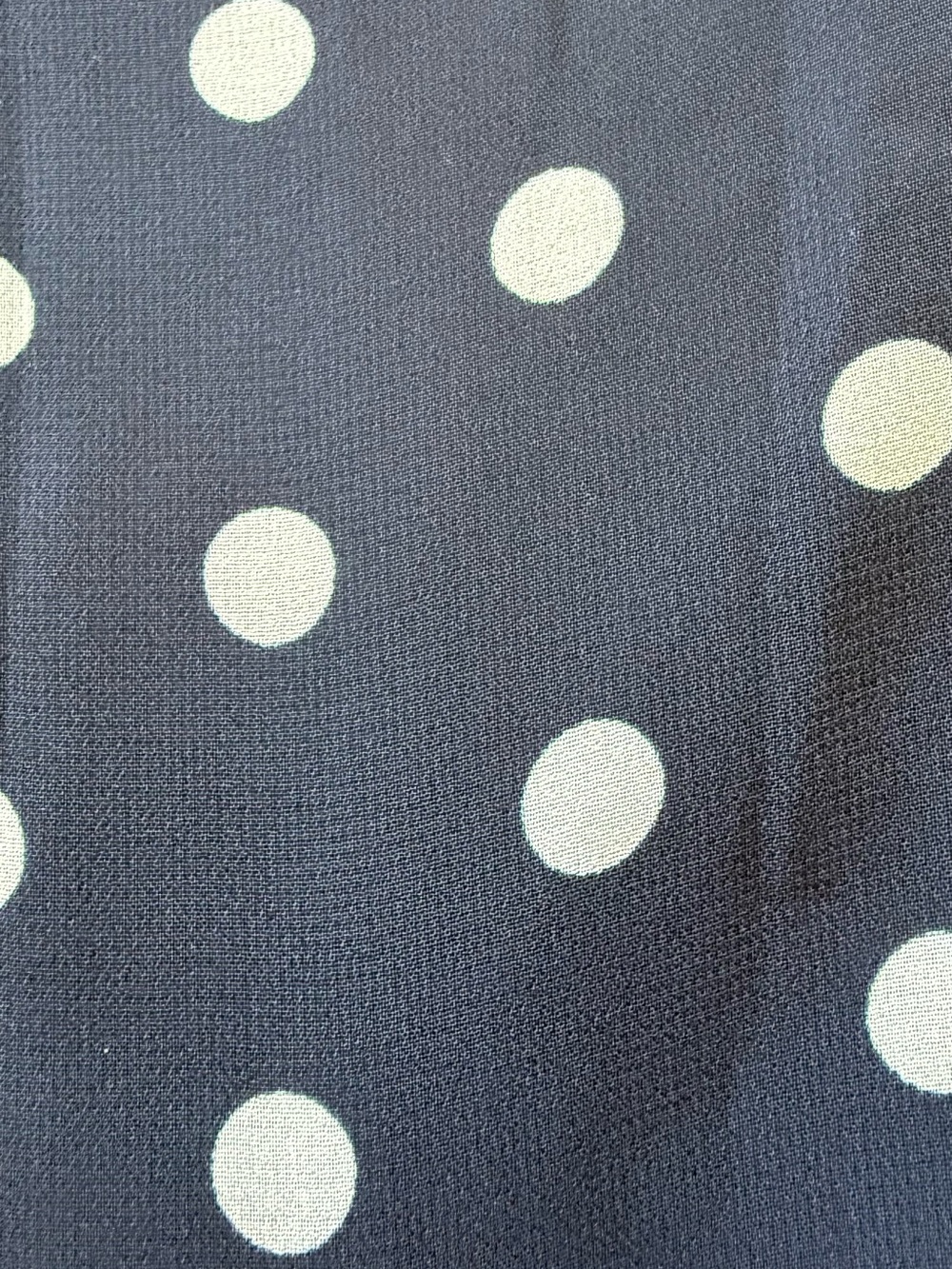 Ralph Lauren Navy and White Polka Dot Sleeveless Dress - Picture 7 of 9